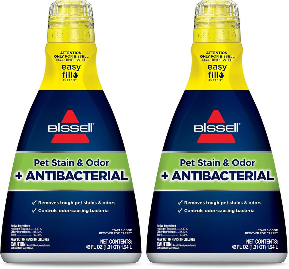 Antibacterial carpet cleaner for stain removal and hygiene